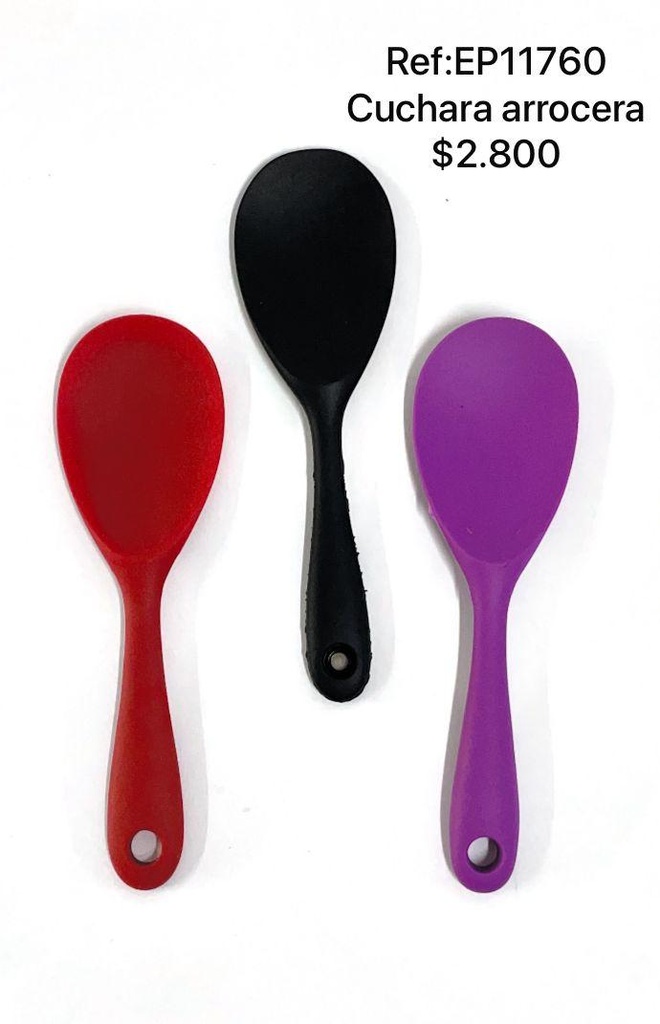 CUCHARA ARROCERA SILICONA 24CM