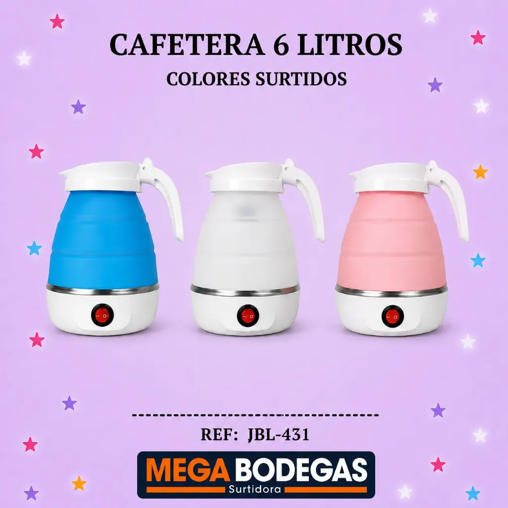 CAFETERA 6 LITROS COLORES SURTIDOS
