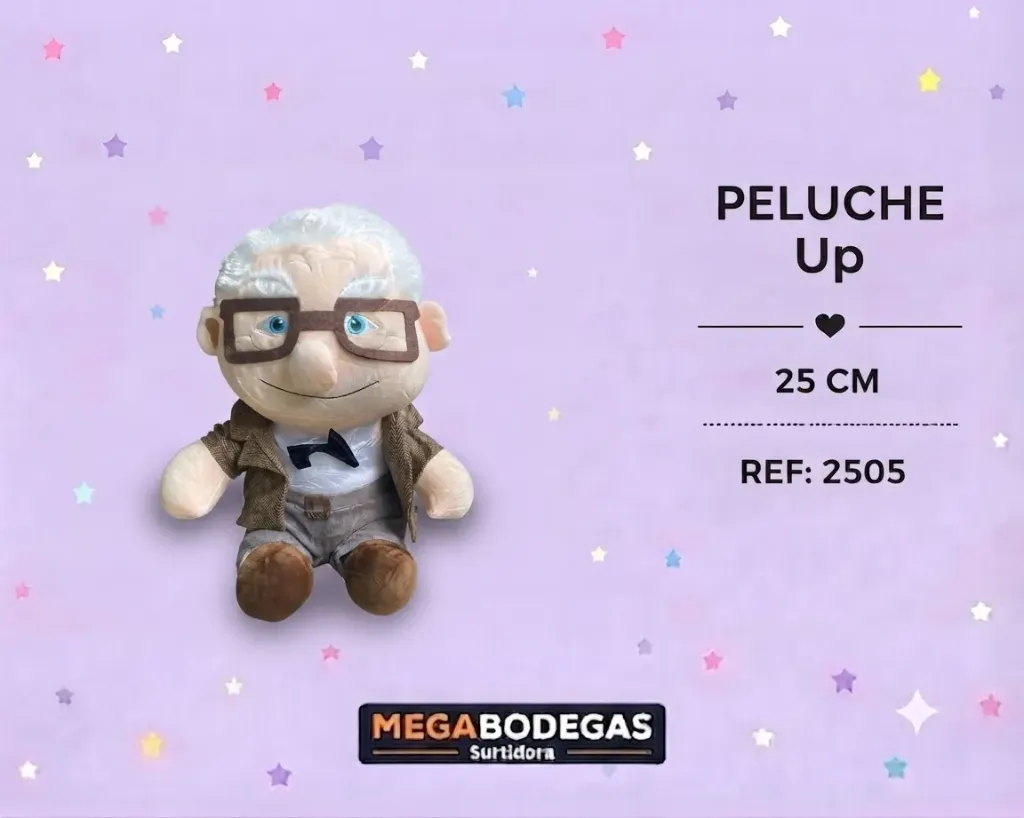 PELUCHE VIEJITO UP GRANDE 25CM